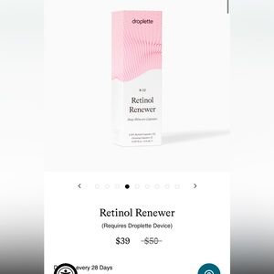 Droplette retinol 12 pack new in box